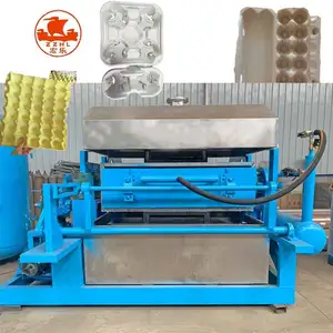 Fábrica oferta preço Papel Egg Tray Making Machine automática Egg Tray Machine Com Hot Press Machine