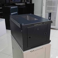 Armoire réseau murale 9U 450D*600W DDF pour centre de données, serveur informatique, rack en acier personnalisé en stock