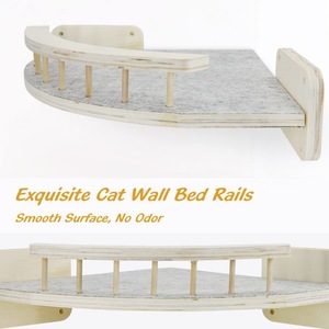 Cao Cấp Mèo Kệ Treo Tường Pet Mèo Đồ Nội Thất Phong Cách Mèo Kệ Cho Tường Leo Núi Gãi Hội Đồng Quản Trị - Product Image 2