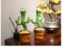Usine En Gros Personnalisé Danse Cactus Jouet Costume pour Enfants Commande En Gros Super Doux En Peluche Logo Brodé pour Festivals