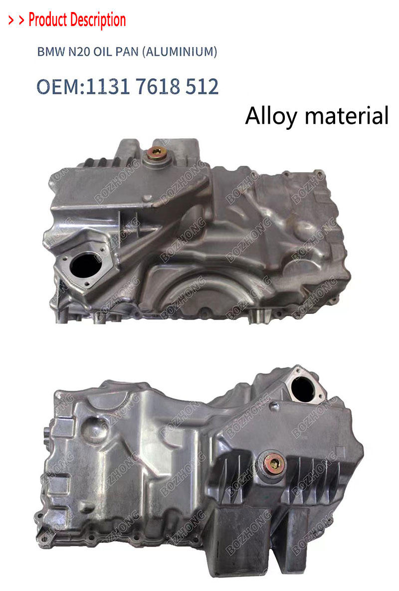 High Quality BBmart Auto Parts Auto Engine Aluminum Oil Pan for BMW OE