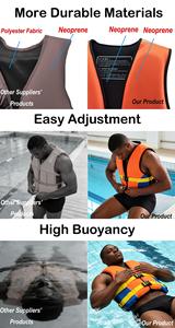 Chalecos Salvavidas para Deportes Acuáticos, para Adultos, para Kayak, Chaleco Salvavidas de Neopreno para Adultos, Chaleco Salvavidas Personalizado - Product Image 6