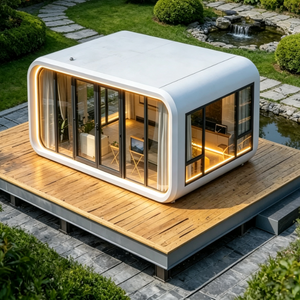 Cabaña Apple Resistente a la Salinidad Moderada, de Montaje Rápido, para Anclaje en Yates Costeros, Residencia VIP Premium para Vacaciones - Product Image 5