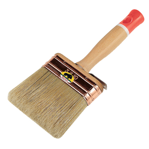 S.29 Spazzola per soffitto impregnante 100X30mm manico in legno pennello per pittura a setole naturali Nome del prodotto spazzole per cinghiale 10290103 - Product Image 1