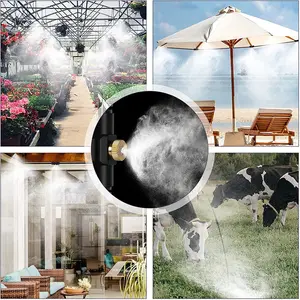 Hot Selling Misting Cooling System Fogging System Misting Patio System Brass Nozzle Cooling Sprayer