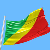 Gahumi Élection Publicité Pays Drapeaux Bannière Polyester Personnalisé République du Congo Nation Drapeau 3x5 ft