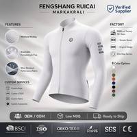 Vêtements de cyclisme sur route et VTT personnalisés multicolores, veste de cyclisme respirante à manches longues, maillots de cyclisme pour hommes