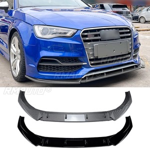 For Audi S3 8V Front Bumper Splitter Front Bumper <b>Diffuser</b> Spoiler Protector for Audi S3 8V 2013-2016 <b>Car</b> Accessories - Product Image 2