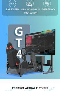 Kit de simulateur de course automobile <span class=keywords><strong>DIY</strong></span>, design personnalisé, siège de simulation de course en aluminium, cockpit de simulation de course 4080, simulateur de mouvement - Product Image 2