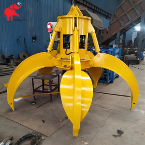 Godet de préhension hydraulique à quatre cordes pour <span class=keywords><strong>ferraille</strong></span> d'acier, personnalisable en usine, gamme 0,5 à 20 tonnes - Product Image 2