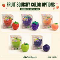 Jouet Squishy Fruit Southpeak – Jouet Anti-stress Doux au Toucher, Formes de Fruits Réalistes, Boîte Individuelle, Vente en Gros pour Présentation