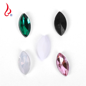 Lan Guang ventes d'usine 12*25mm 500 pièces/sac cristal acrylique clair diamant oeil de cheval <span class=keywords><strong>strass</strong></span> <span class=keywords><strong>pour</strong></span> vêtements bijoux accessoires - Product Image 4