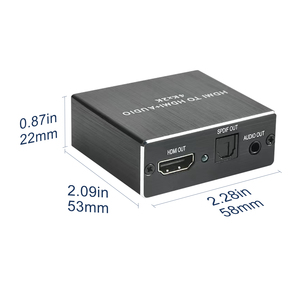 <span class=keywords><strong>Extracteur</strong></span> <span class=keywords><strong>audio</strong></span> HDTV 4Kx2K, convertisseur <span class=keywords><strong>audio</strong></span> 3,5 mm pour PC, ordinateur portable, accessoires <span class=keywords><strong>audio</strong></span> et vidéo - Product Image 5
