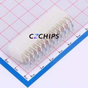 DLL-5569-24AW Wire-to-Board Pin Header Bent Lead Through Hole,P=4.2mm Connector 2x12P 4.2mm Right Angle Insert 24P - Product Image 2