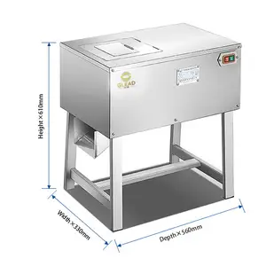 Itop — hachoir à viande électrique, machine rotative de 2Mm, usage Commercial, appareil moderne pour l'industrie alimentaire, Deli