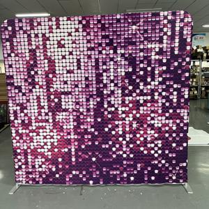 염료 승화 장력 직물 휴대용 사진 부스 배경 스탠드 베갯잇 부스 커버 커튼 풍선 부스 사용하기 쉬운 - Product Image 2