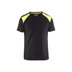 BLAKLADER - 337910429933XL T-<b>shirt</b> Black/<b>Yellow</b> - EAN 7330509604595 WORK T-<b>SHIRTS</b> AND <b>POLO</b> <b>SHIRTS</b> - Product Image 1