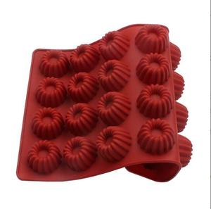 <span class=keywords><strong>Moule</strong></span> à <span class=keywords><strong>mini</strong></span>-tubes cannelés en silicone antiadhésif HY, 24 cavités - Product Image 1