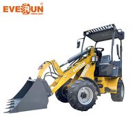 EVERUN EREL10 1ton prezzo di fabbrica piccola Mini batteria costruzione fattoria articolato caricatore elettrico ruote