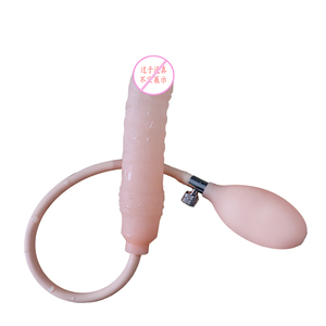 ของเล่นผู้ใหญ่แบบเป่าลมรูปอวัยวะเพศชาย ขนาดใหญ่ สีเนื้อ สมจริงมาก - Product Image 1