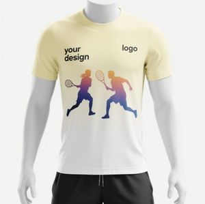 Camisetas personalizadas de maratón a granel 100% poliéster de gran tamaño transpirable de secado rápido para correr - Product Image 6