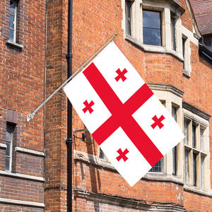 批发3x5ft乔治亚三角旗68D/100D聚酯可定制所有国家设计由可靠供应商快速交货 - Product Image 6