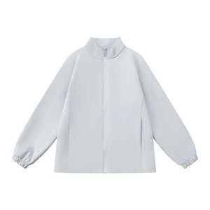 เสื้อแจ็คเก็ตกันลมสีพื้นแบบมีปกสำหรับผู้ชาย ระบายอากาศได้ดี เหมาะสำหรับกิจกรรมกลางแจ้ง ฤดูใบไม้ผลิ ฤดูใบไม้ร่วง ชุดทำงาน หูหนาน - Product Image 4