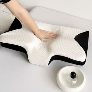 Almohada Ortopédica Cervical de Espuma Viscoelástica Ergonómica para Dormir, Alivia el Dolor de Cuello - Product Image 1