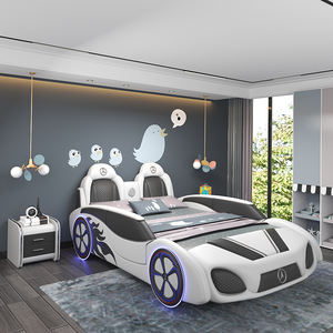 Nouveau design de voiture en bois de couchage adulte course <span class=keywords><strong>Lamborghini</strong></span> garçon lits pour enfants lit de voiture pour enfants - Product Image 2