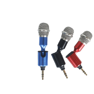 Teléfono móvil <span class=keywords><strong>Tarjeta</strong></span> de sonido Metal Mini portátil con cable Micrófono de condensador con cancelación de ruido Grabación de transmisión <span class=keywords><strong>en</strong></span> <span class=keywords><strong>vivo</strong></span> al aire libre Enchufe directo - Product Image 2