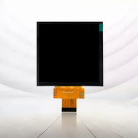 Layar Modul TFT LCD Persegi 3.4 Inci 480x480 IPS dengan Pengontrol ST7701S Antarmuka MIPI 2 Jalur Kecerahan 270 -20 +70C