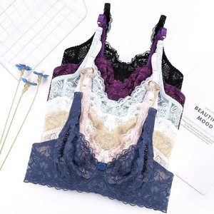 FF6288 Reggiseno da donna in pizzo con ferretto, sexy, in rete, balconette, senza fodera, chiusura posteriore, non imbottito, lingerie sexy - Product Image 3