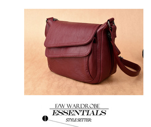 Sac à main et sac bandoulière en cuir pour femme – Collection Quotidienne Tendance - Product Image 5