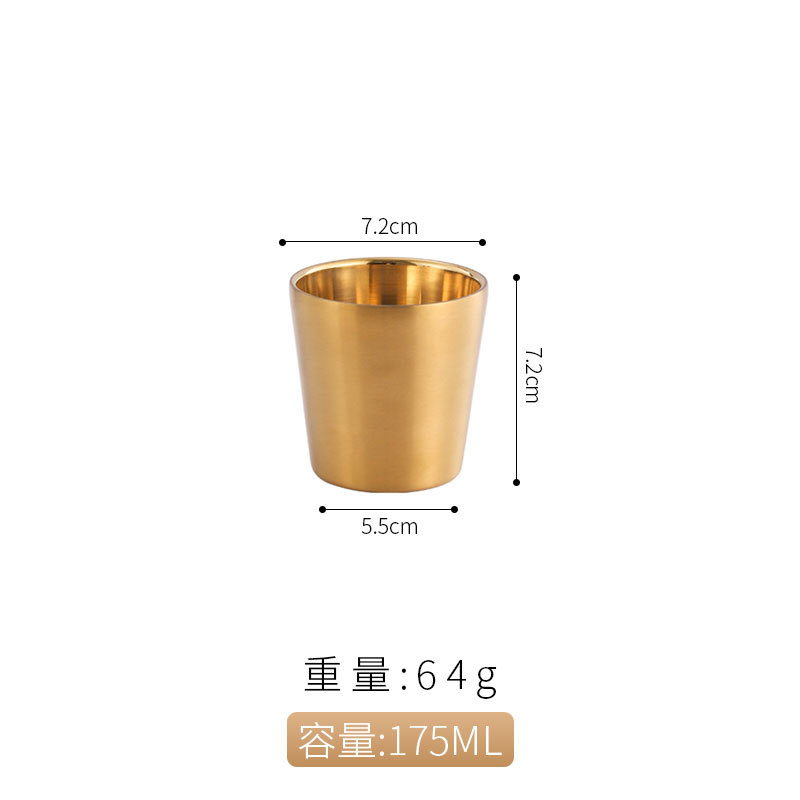 175 corpo dritto 304 d'oro