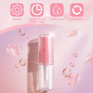 Manufacture High Quality 60ml <b>Plastic</b> Transparent Round Shape Cosmetic Skincare Spray <b>Bottle</b> <b>Empty</b> Makeup <b>Bottle</b> With Lid - Product Image 5