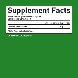 Private Label Service <b>Creatine</b> Monohydrate Powder 10.58 OZ (300 G) Dietary Supplement for Muscle Building Support - Product Image 2