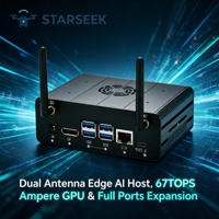 Tarjeta de procesamiento de señales Starseek XS-AI-Core con arquitectura Ampere, GPU para IA, 67TOPS, controlador de computación en el borde, detección de drones