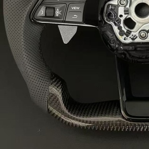 Volant en fibre de carbone personnalisé pour Audi <span class=keywords><strong>RS</strong></span> A1 A3 A4L A5 A6L <span class=keywords><strong>Q3</strong></span> Q5 Q7 A7 Q2 <span class=keywords><strong>Q3</strong></span> S4 S5 S7 8V B8 C7 2007-2021 Accessoires - Product Image 5