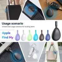 벌크 티어드롭 MFi Find My 트래커 (IOS용) 5.8g 미니 키체인 분실방지 ABS 300개입 CTN B2B