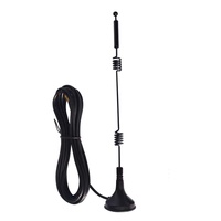 Antenne WiFi 2.4G 230 mm de hauteur, 12 dBi, 2400 MHz, avec base magnétique de 30 mm, aimant puissant