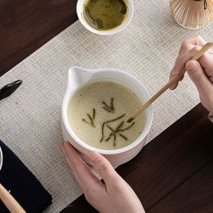 Tazón de Cerámica Tradicional para Matcha, Tazón Japonés de Gran Capacidad para Preparar Té, Taza Profunda Resistente al Calor para Preparar Matcha, Accesorios para Té - Product Image 2