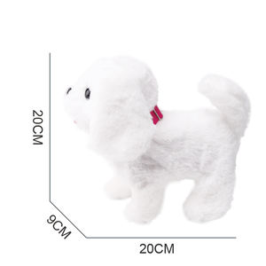 סוללה מופעל חשמלי נביחות הליכה כלב צעצועים ממולא בפלאש בעלי חיים לילדים - Product Image 2