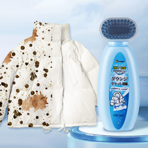 Nettoyant pour manteaux d'hiver pour l'élimination des taches tenaces Bule Bubble Detergent Down Jacket Agent de <span class=keywords><strong>nettoyage</strong></span> <span class=keywords><strong>à</strong></span> <span class=keywords><strong>sec</strong></span> avec brosse - Product Image 1