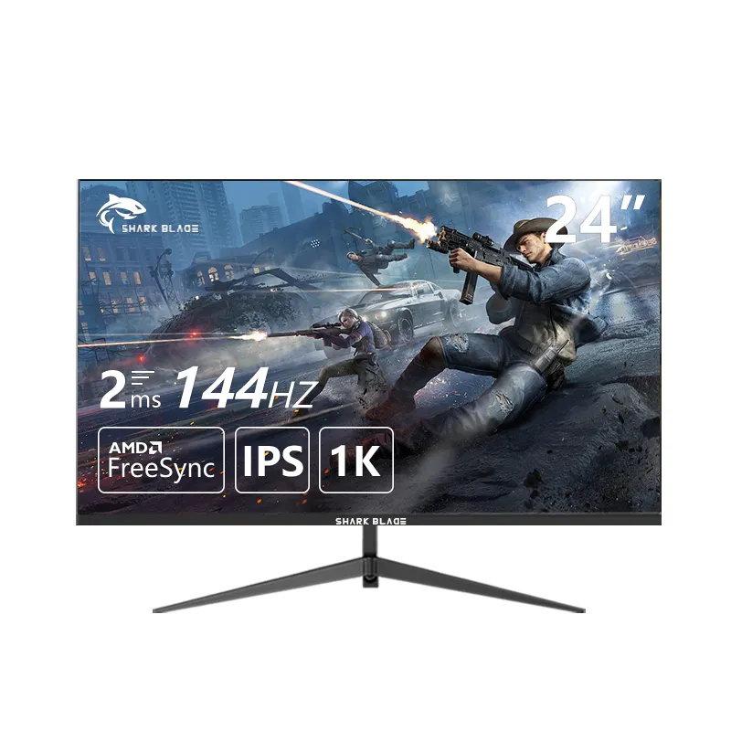 24 pouces FHD 144hz 1ms temps de réponse LCD moniteur de jeu d'ordinateur Chine usine en gros