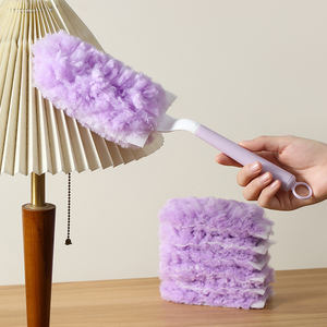 Brosse à poussière en microfibre douce et moelleuse, anti-statique, pour l'élimination des poussières, multi-usages, à la maison et dans les véhicules - Product Image 3