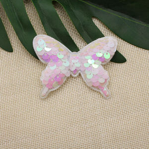 Patchs en tissu brodé papillon, pièces, étoffe stéréoscopique de haute qualité, couture sur paillettes - Product Image 5