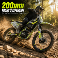 Moto tout-terrain CQR CB350 350cc, 4 soupapes, refroidissement par air, motocross, roue de 21 pouces, enduro cross, moto pour adultes