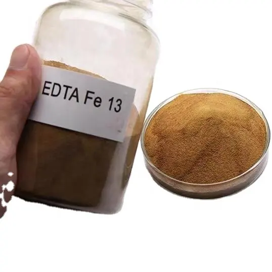 Shellight Direct Manufacturer EDTA Fe 13% ChelatedIron Fertilizer EDTA Zn/Ca/Fe/Mn/Mg/Cu Micronutrient Water Soluble Iron Fertil