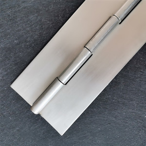 Bisagra de piano larga de tipo pesado Longitud 12-138 pulgadas Bisagras continuas con acero Aluminio Hierro Acero inoxidable Acero galvanizado - Product Image 4