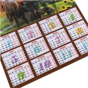 OEM PP PET пластиковая настенная 3D-печать на линзовом календаре - Product Image 6